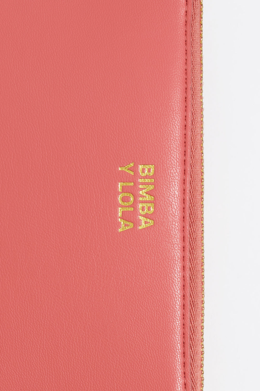 Bubblegum pink leather wallet