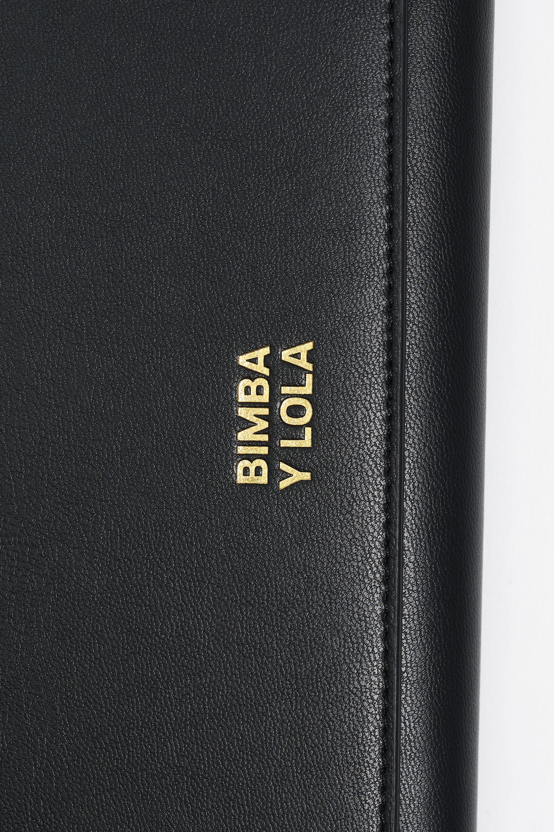 Black leather continental wallet
