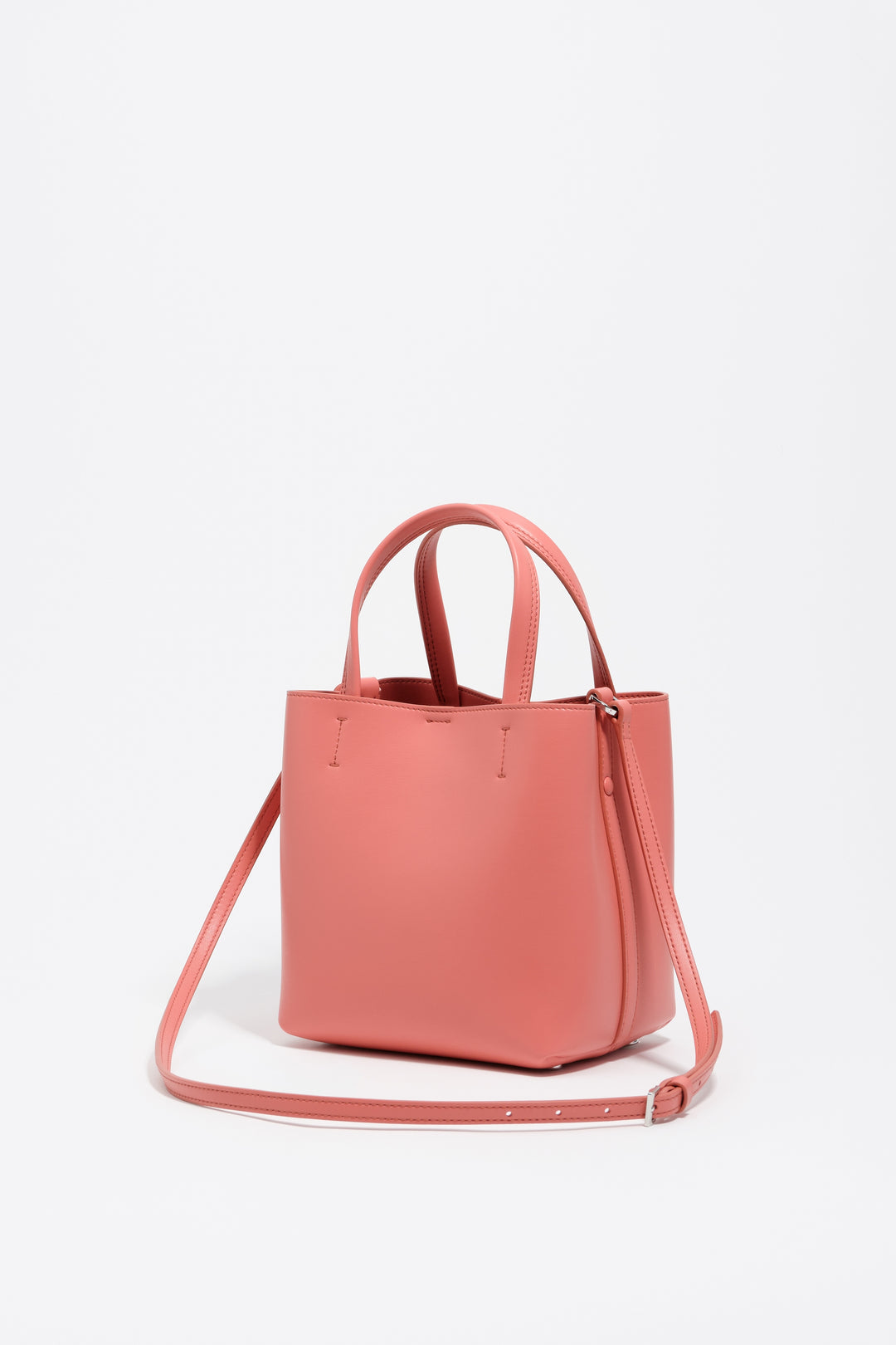 Small bubblegum pink leather Chihuahua bag