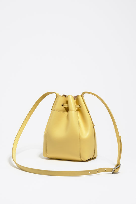 Banana leather bucket bag