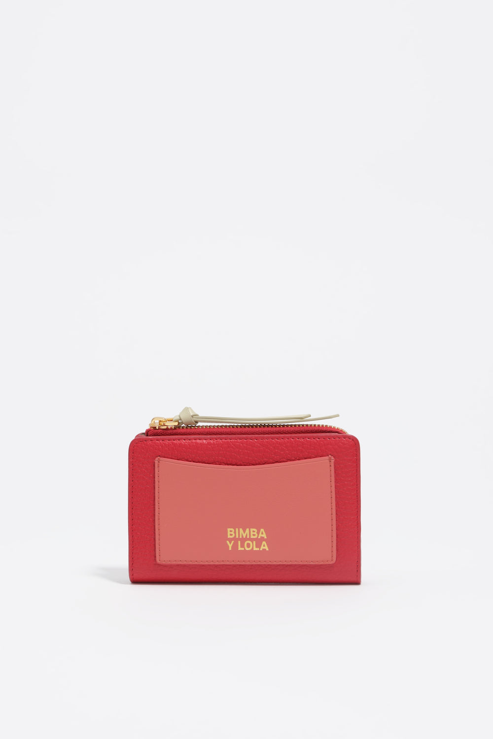 Red leather purse