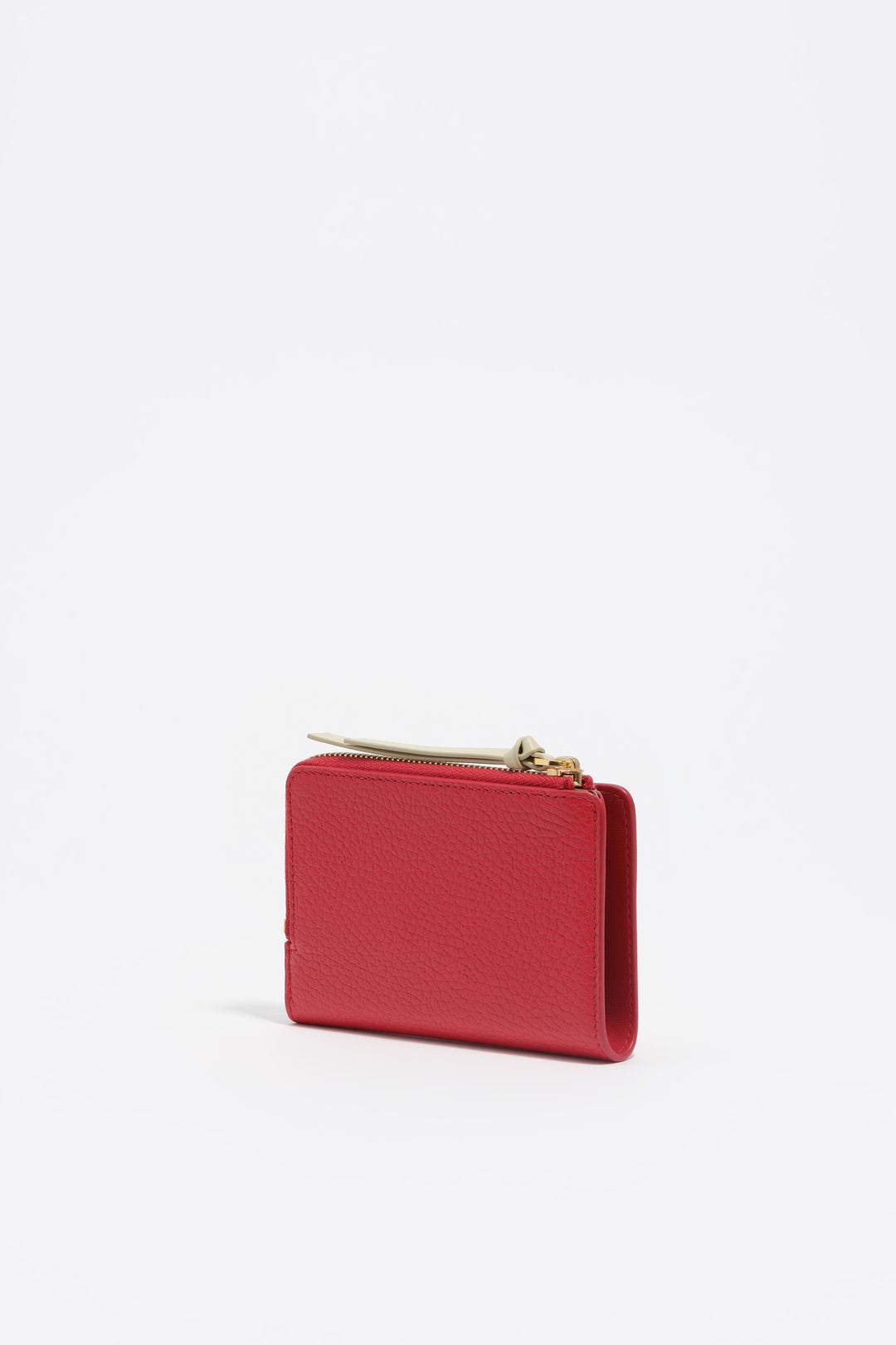 Red leather purse
