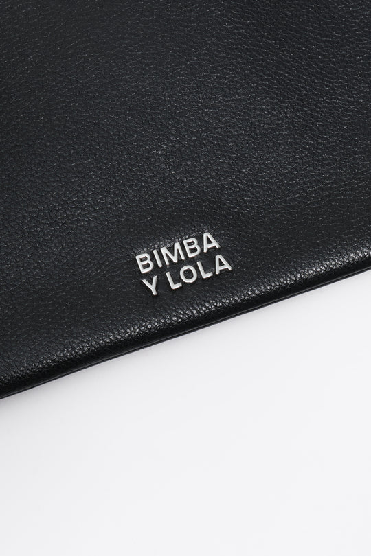 Back leather envelope make-up case