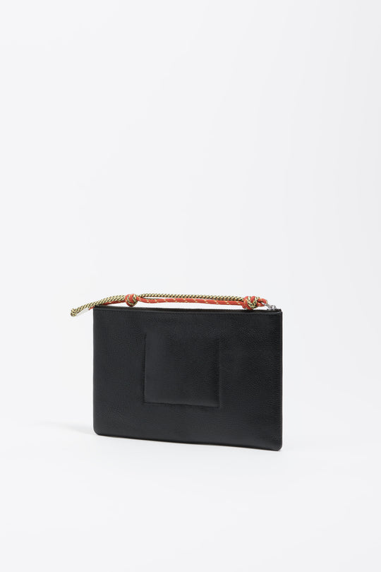 Back leather envelope make-up case