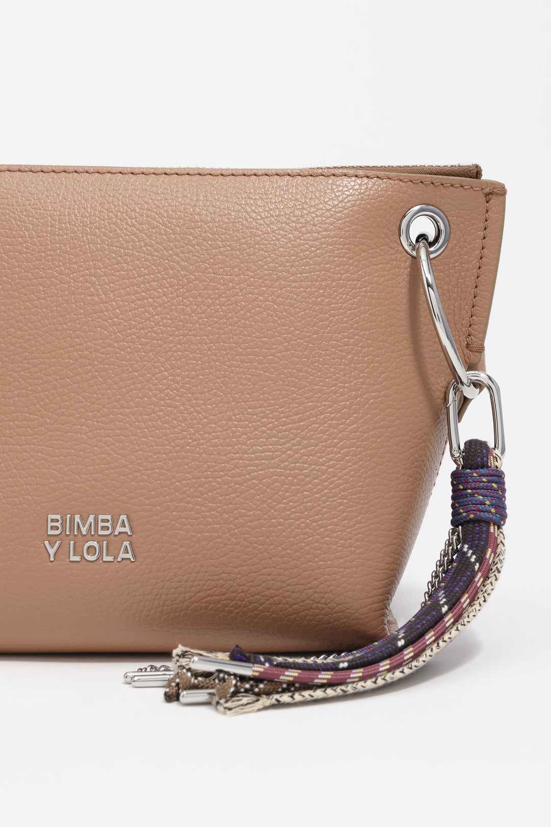 Medium light brown leather Trapecio bag
