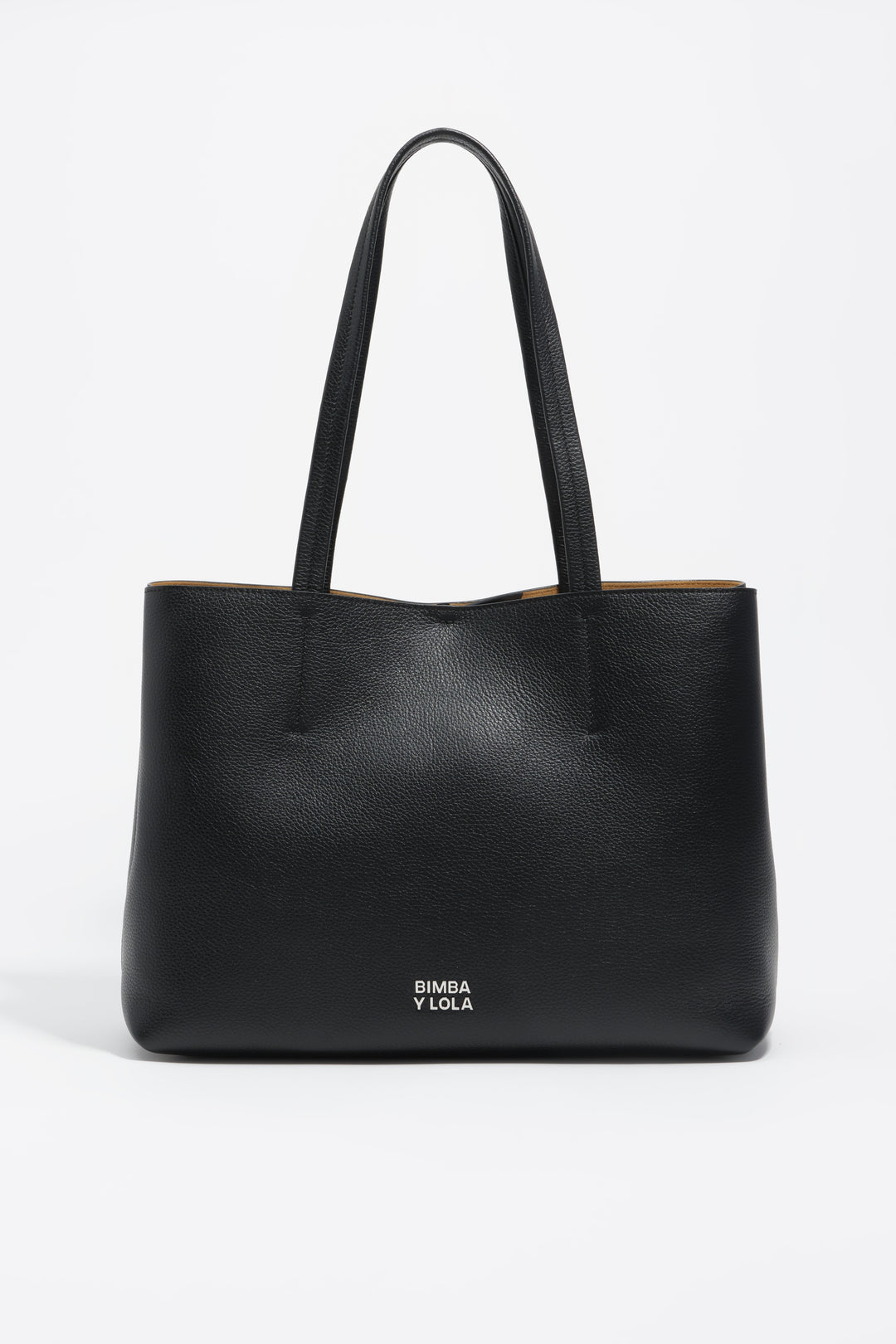 Large leather shopper bag