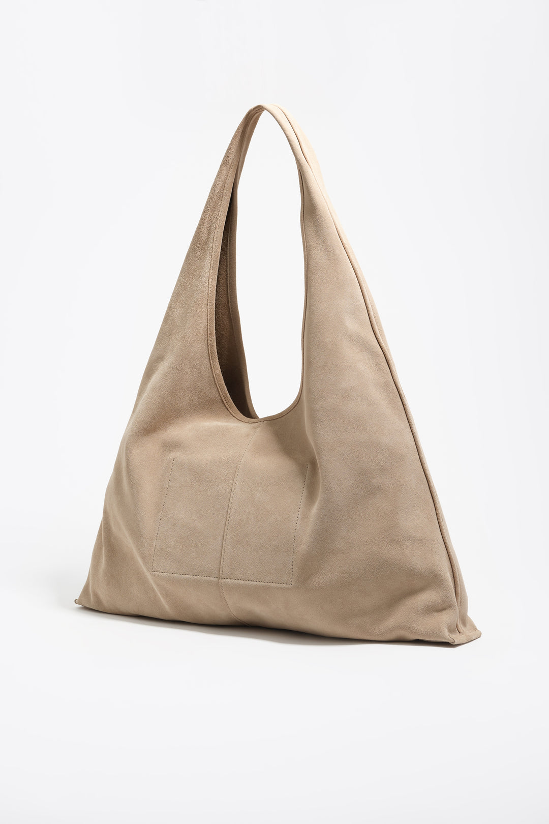 Sand leather maxi Bikini Paper bag