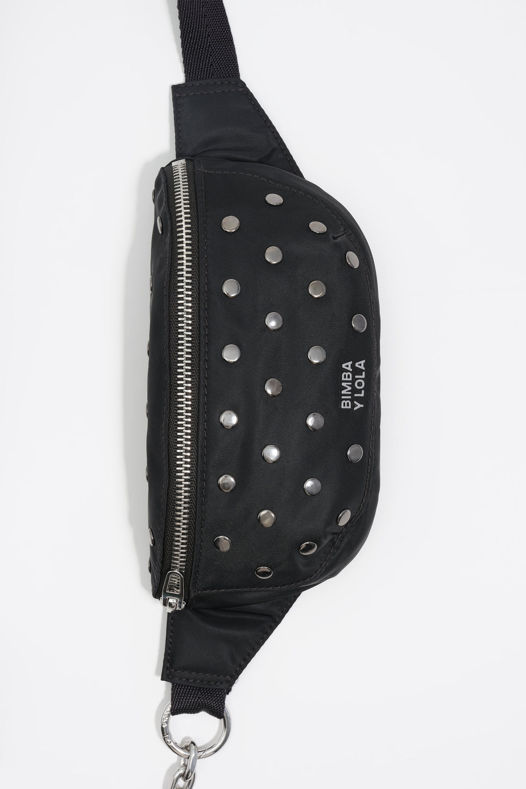 Black nylon bumbag