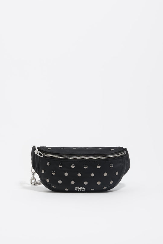 Black nylon bumbag