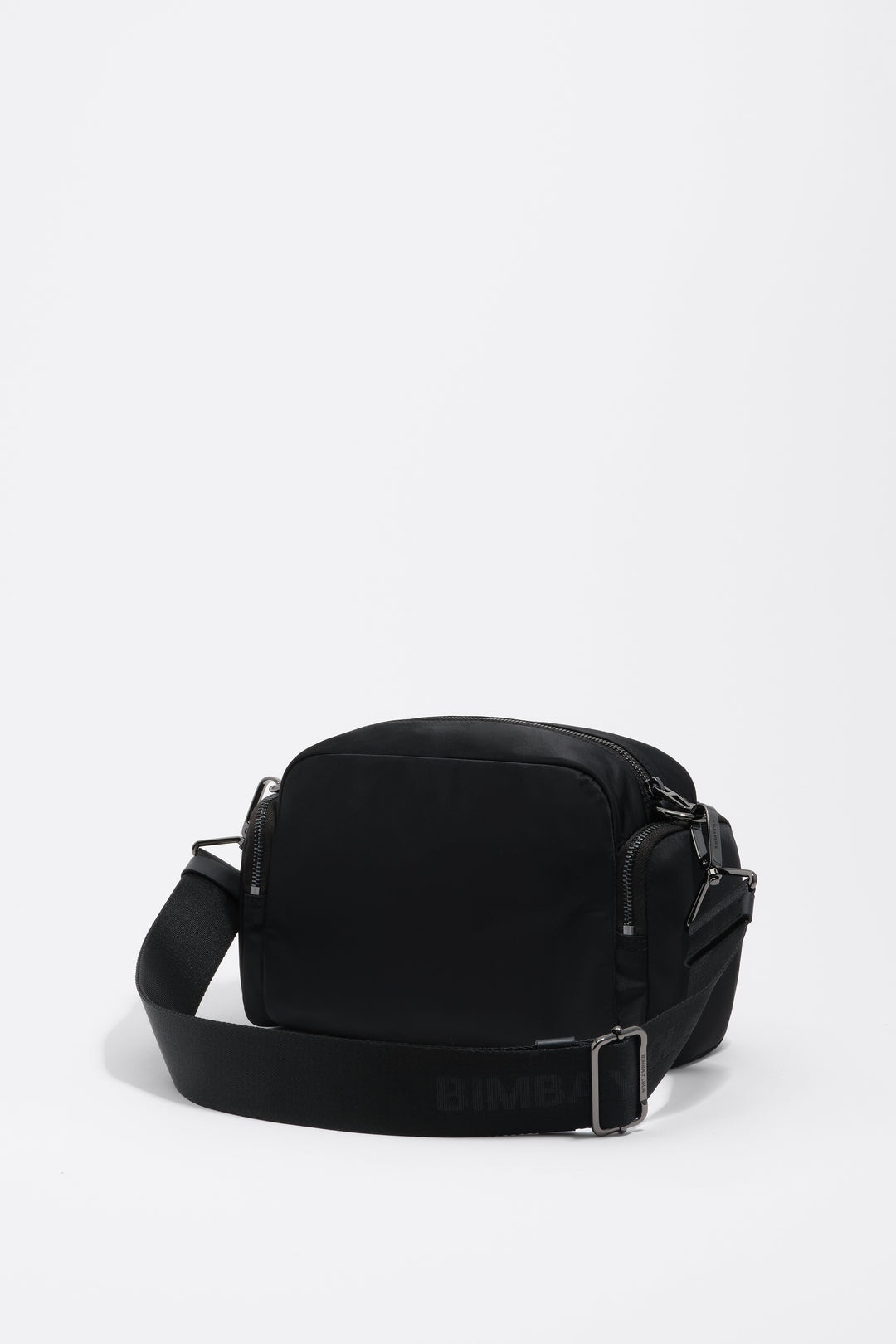 Black nylon Pocket crossbody bag