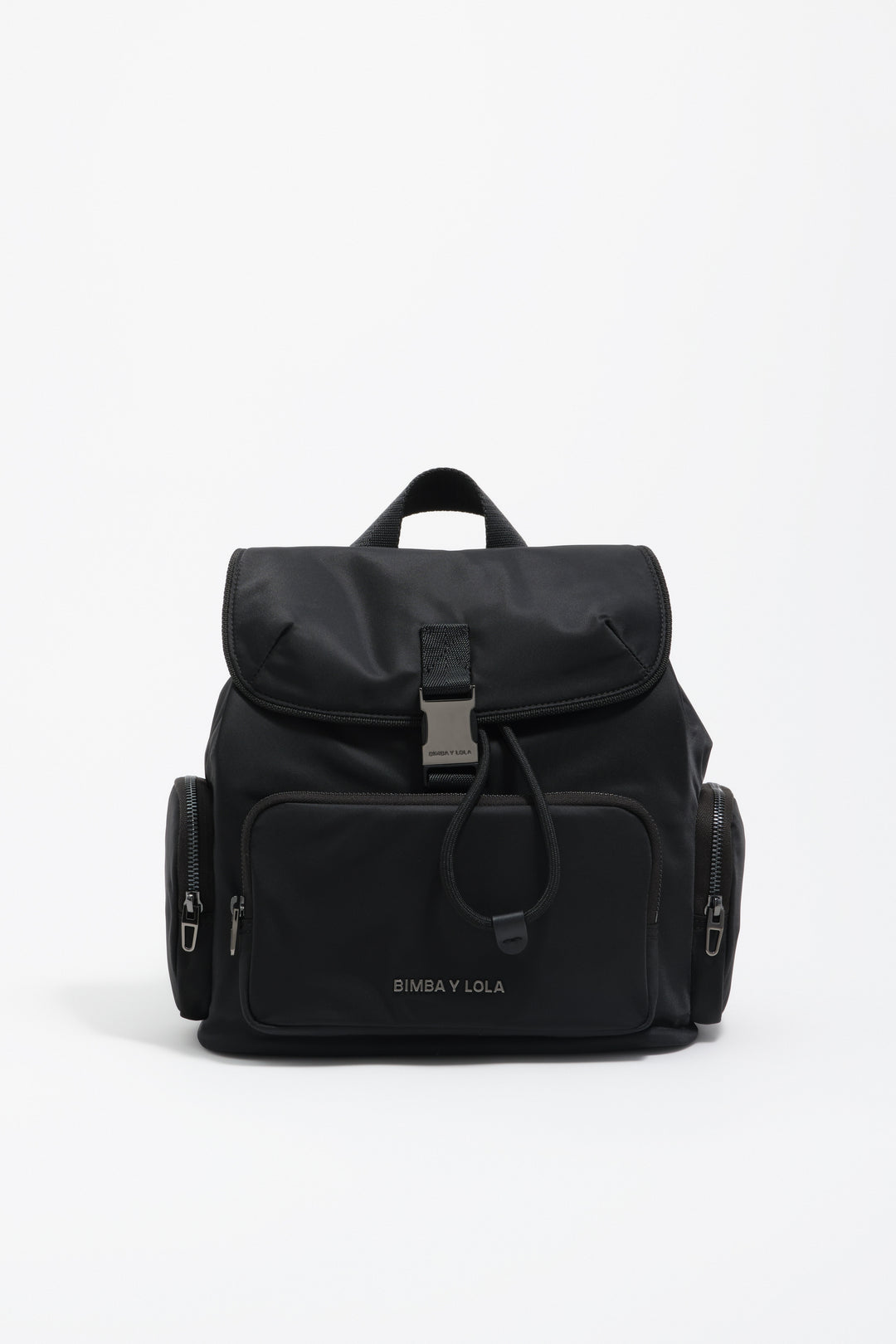 Medium black nylon Pocket backpack