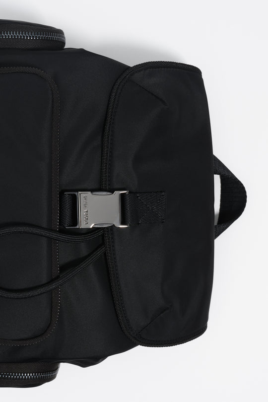 Medium black nylon Pocket backpack