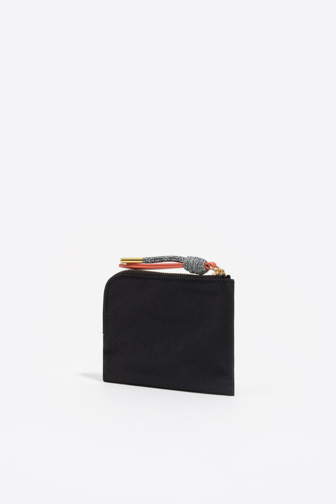 Black nylon coin purse
