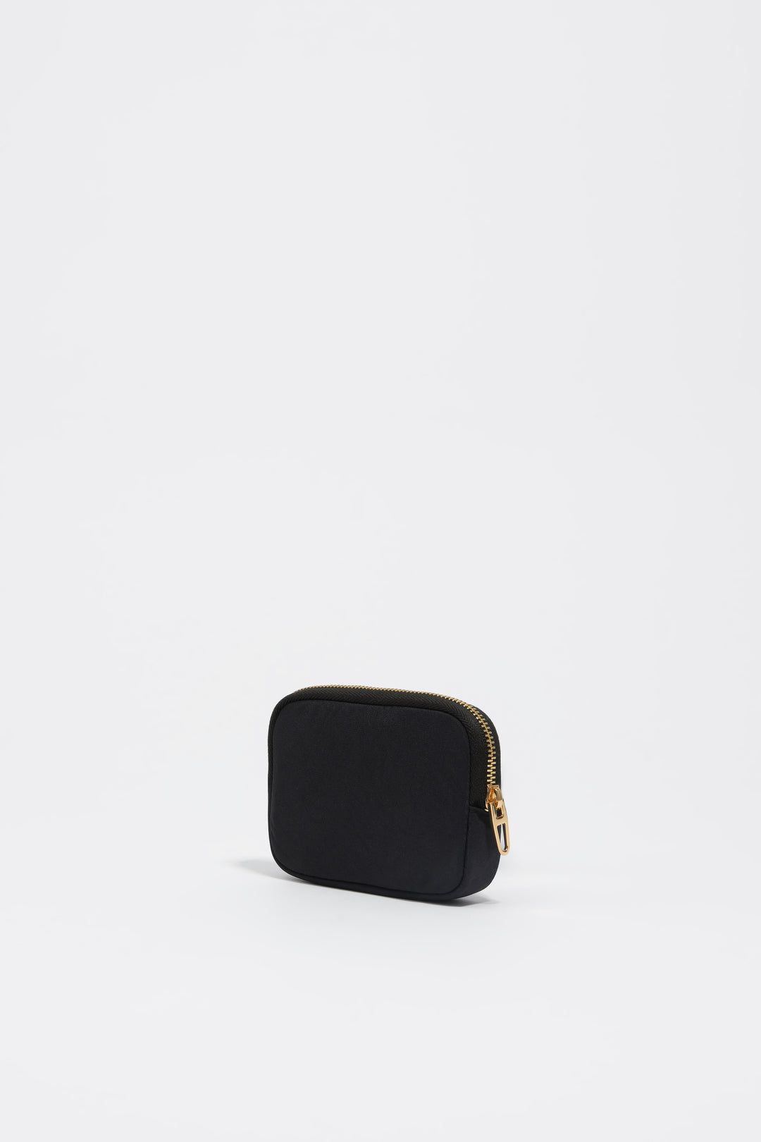 Black nylon coin purse