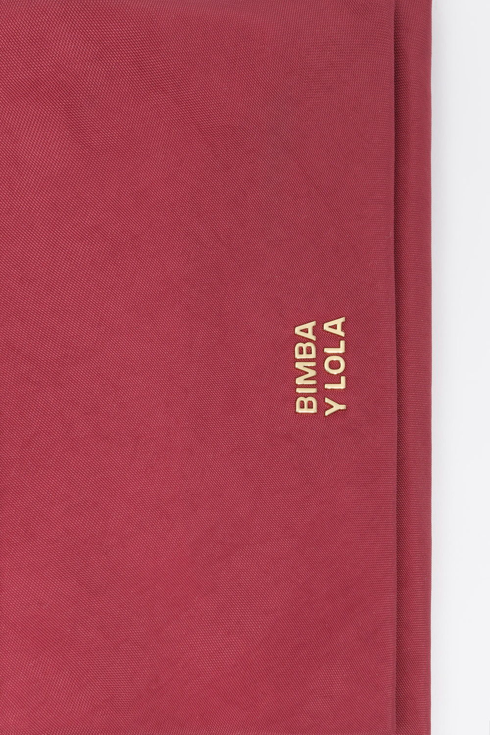 Burgundy nylon Pocket purse