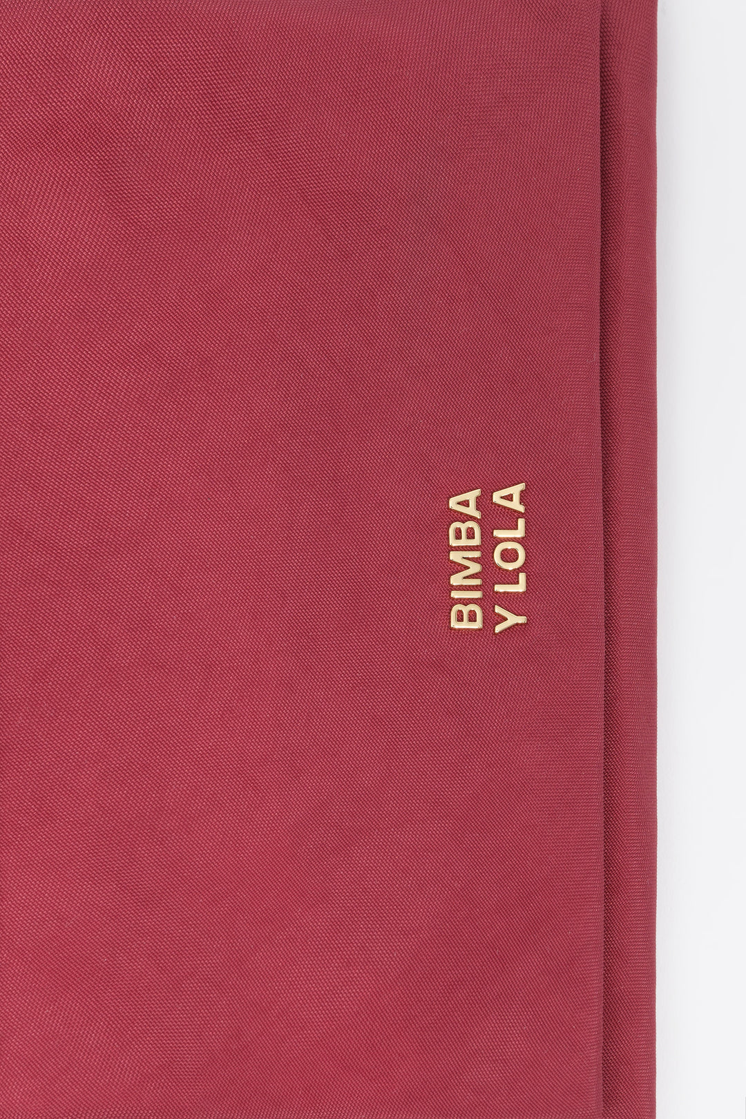 Burgundy nylon Pocket purse