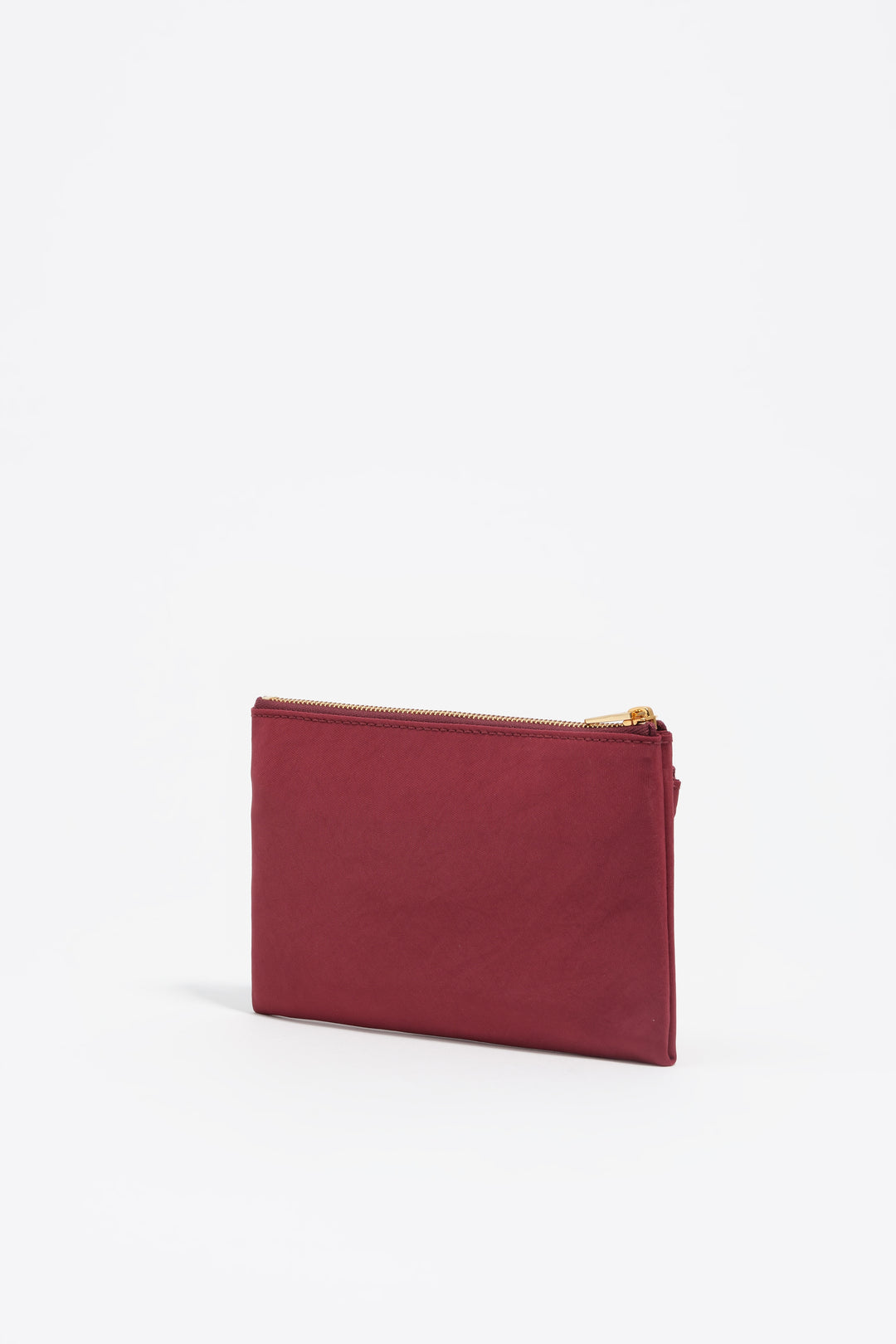Burgundy nylon Pocket purse