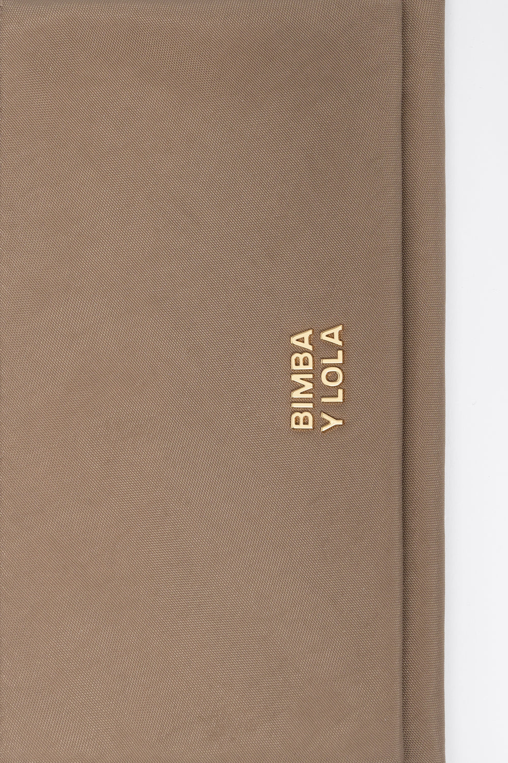 Khaki brown nylon Pocket purse