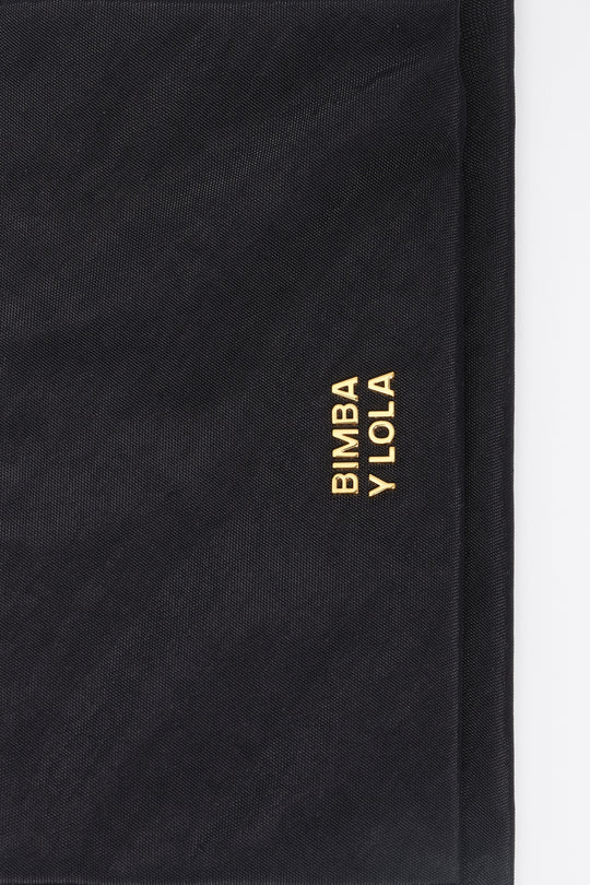Black nylon Pocket purse