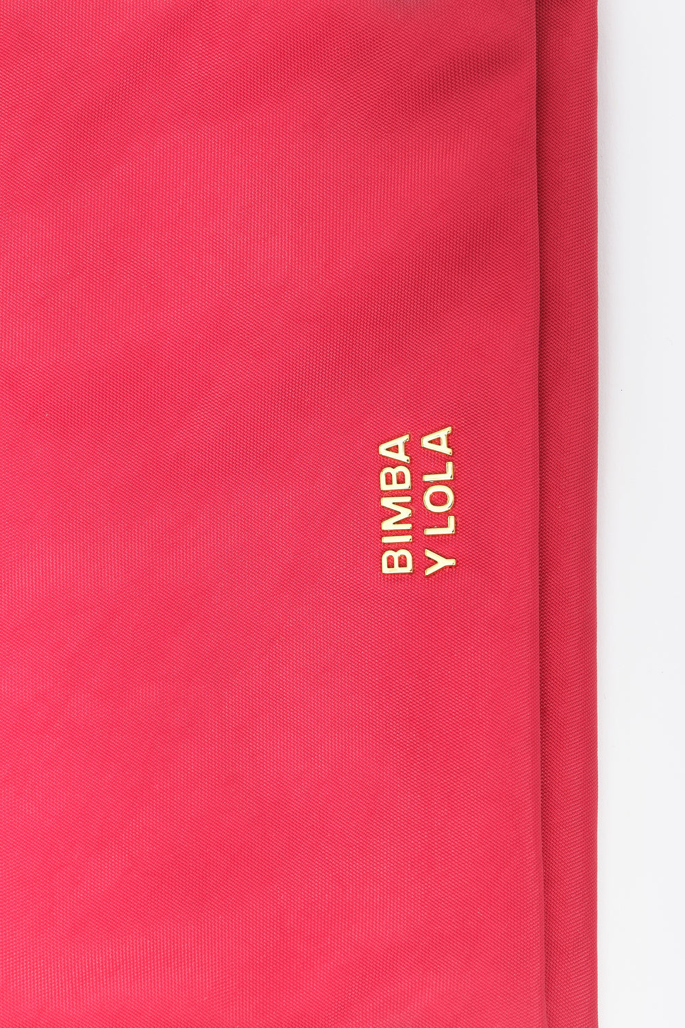 Red nylon Pocket purse