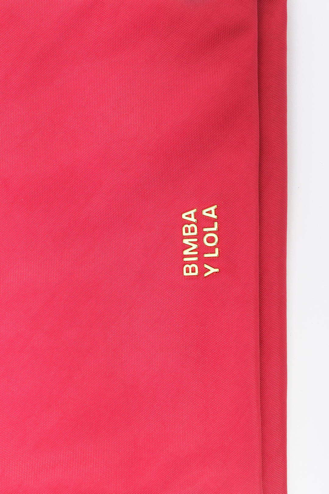 Red nylon Pocket purse