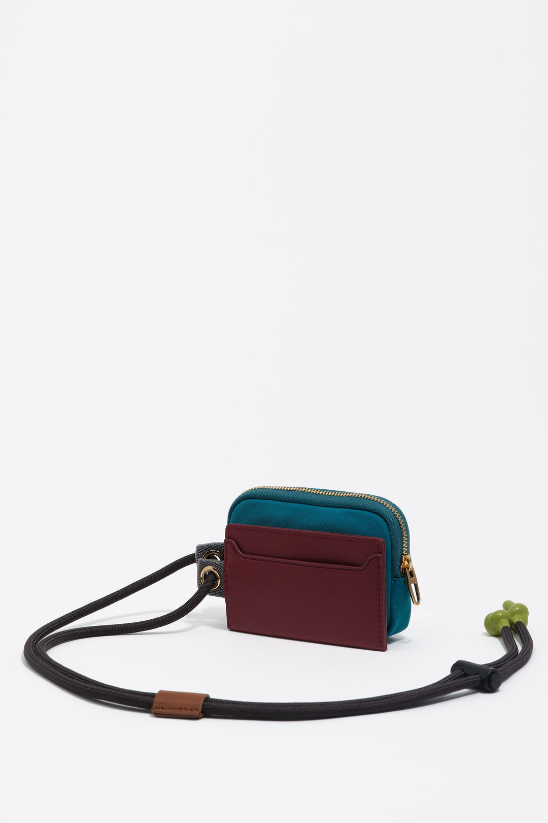 Lagoon blue nylon coin purse