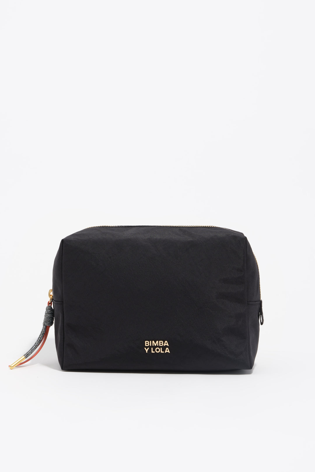 Large black nylon make-up case