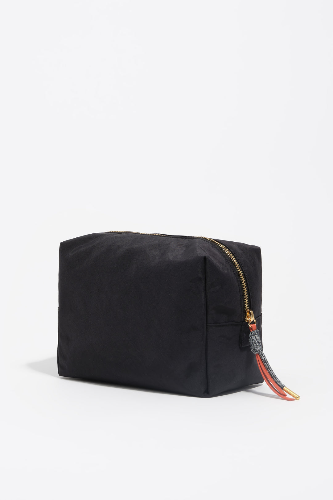 Large black nylon make-up case