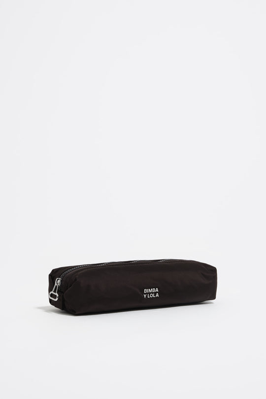 Charcoal nylon make-up case