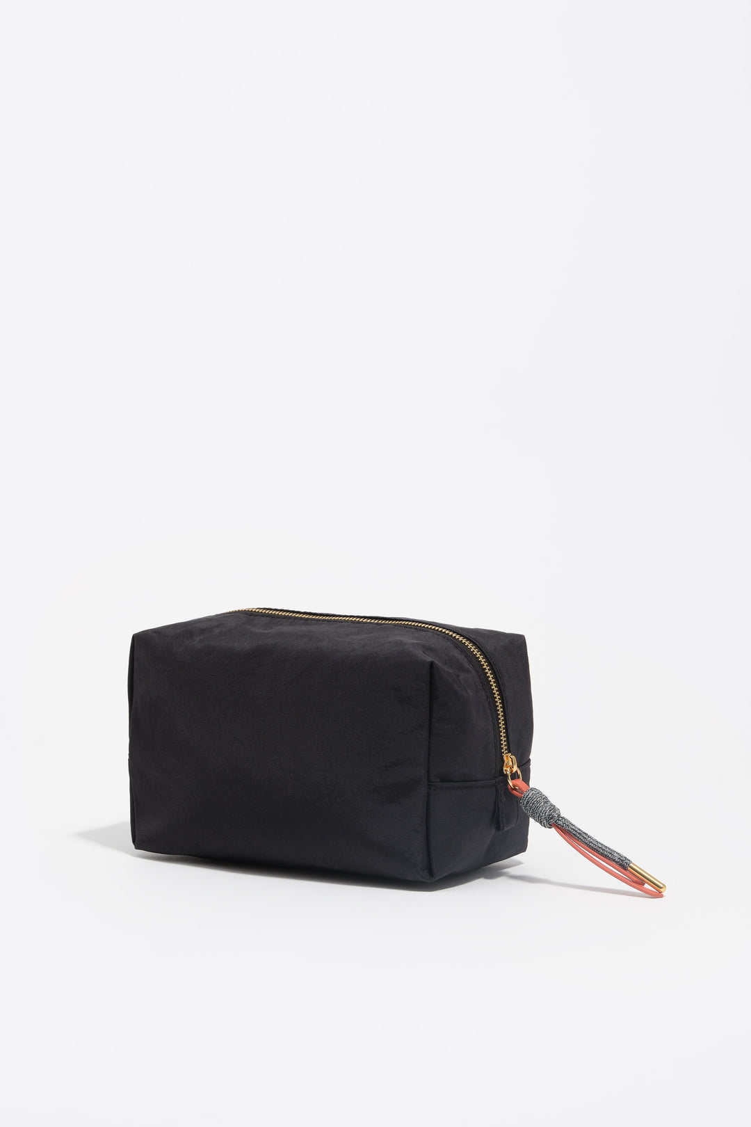 Medium black nylon make-up case
