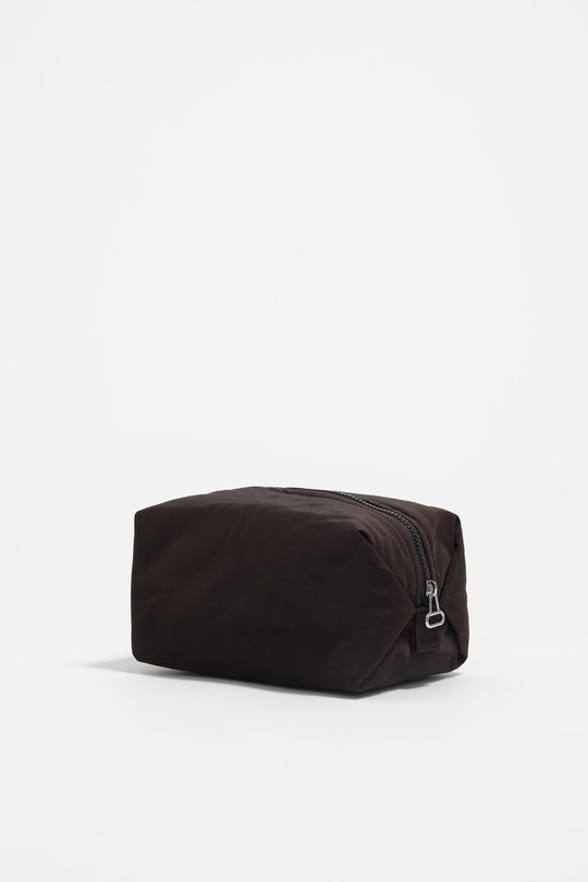 Charcoal nylon make-up case