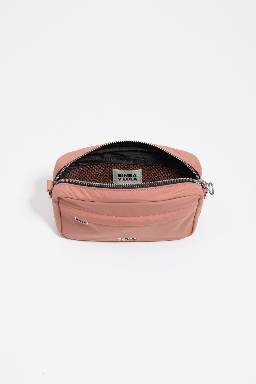 Pink nylon mini bag