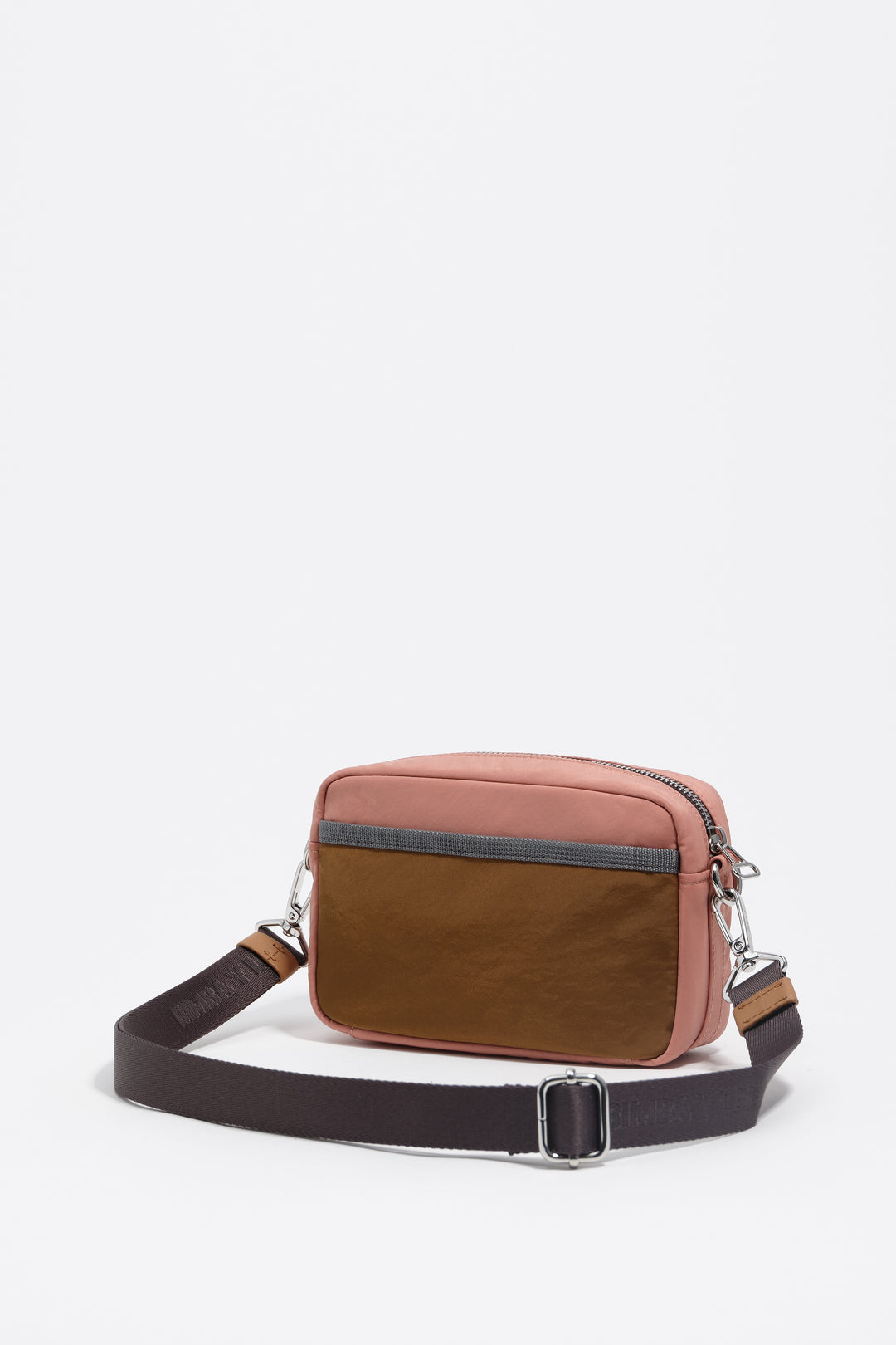 Pink nylon mini bag