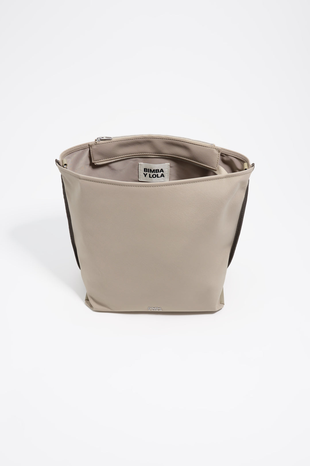 Large stone nylon Carlino bag