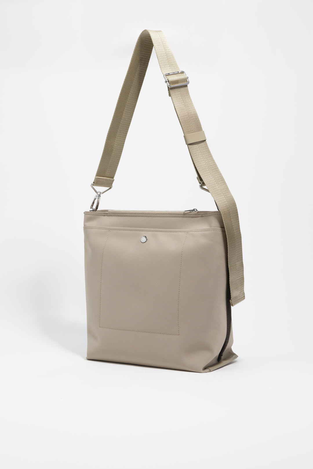 Large stone nylon Carlino bag