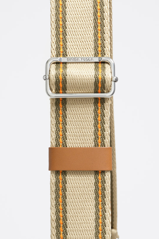 Large olive nylon Carlino bag