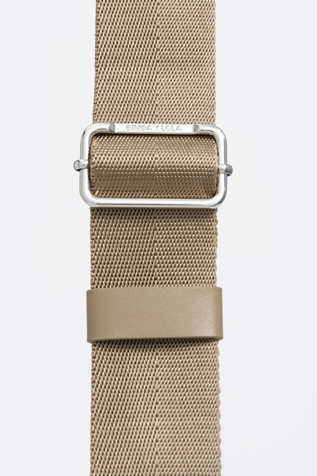 Large taupe nylon Carlino bag