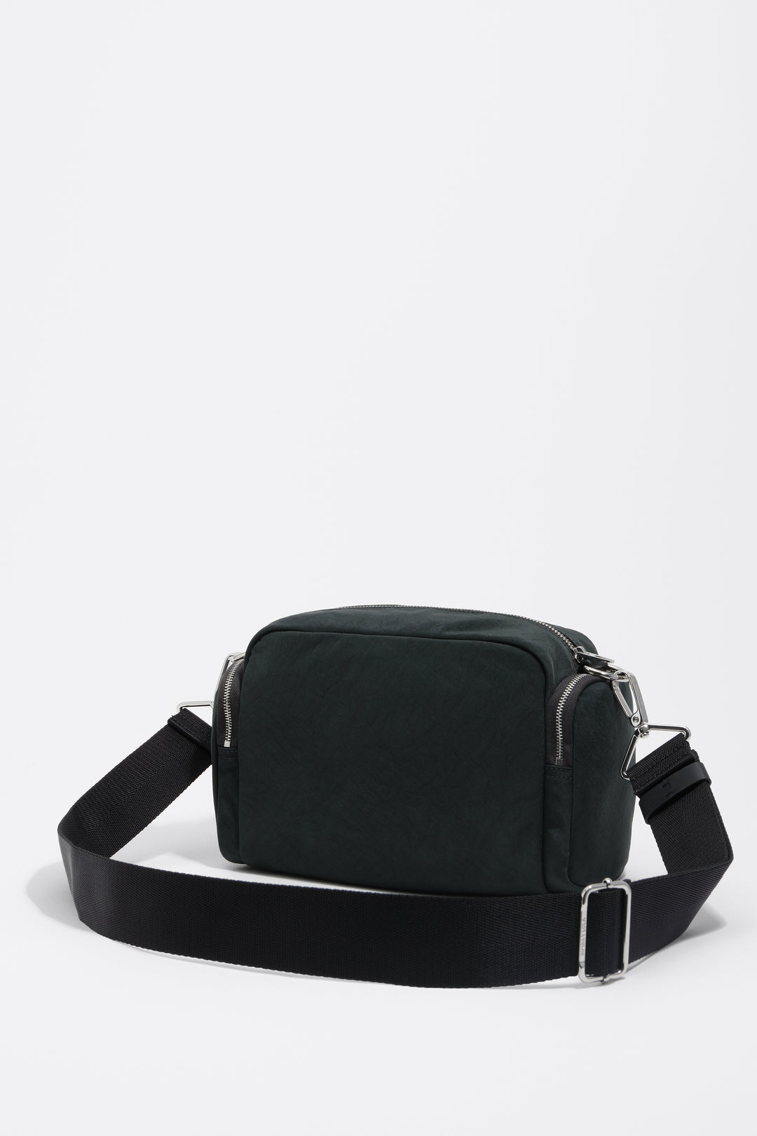 Medium ocean blue nylon Pocket crossbody bag