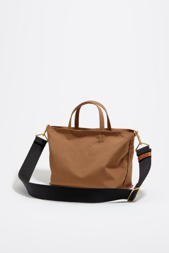Small cinnamon nylon Chihuahua shopper bag