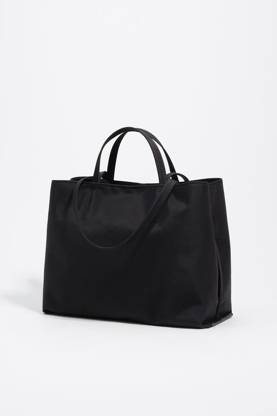 Large black nylon Chihuahua shopper bag
