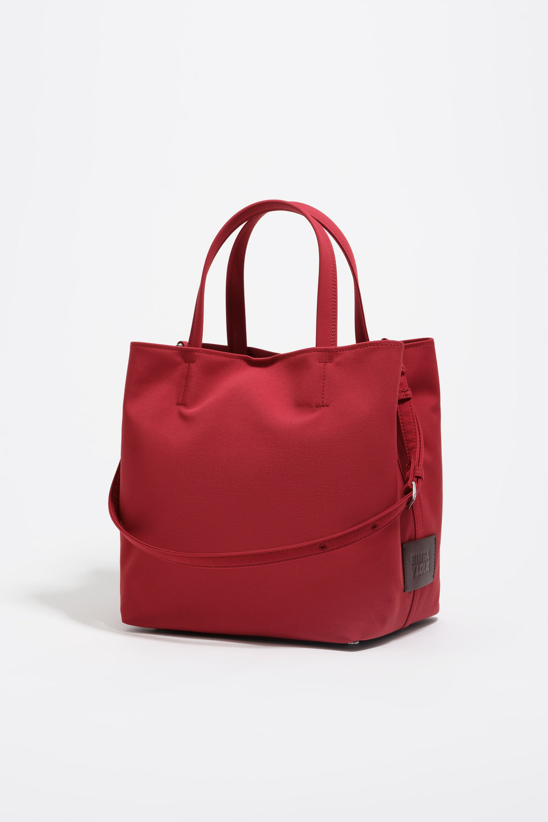 Large dark red nylon Chihuahua bag