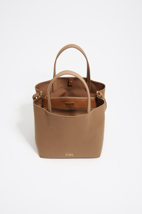 Large cinnamon nylon Chihuahua bag