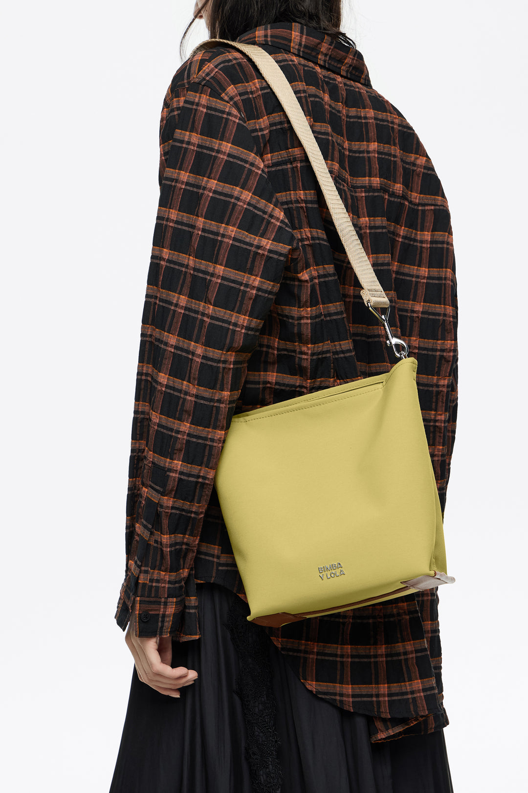 Pistachio nylon Carlino bag
