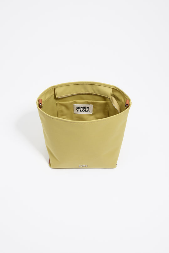 Pistachio nylon Carlino bag