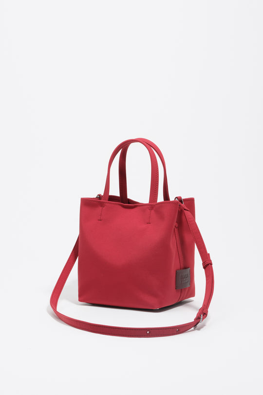 Small dark red nylon Chihuahua bag