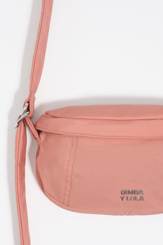 Pink nylon Moon bumbag