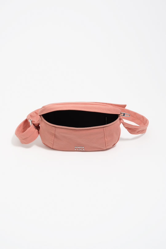 Pink nylon Moon bumbag