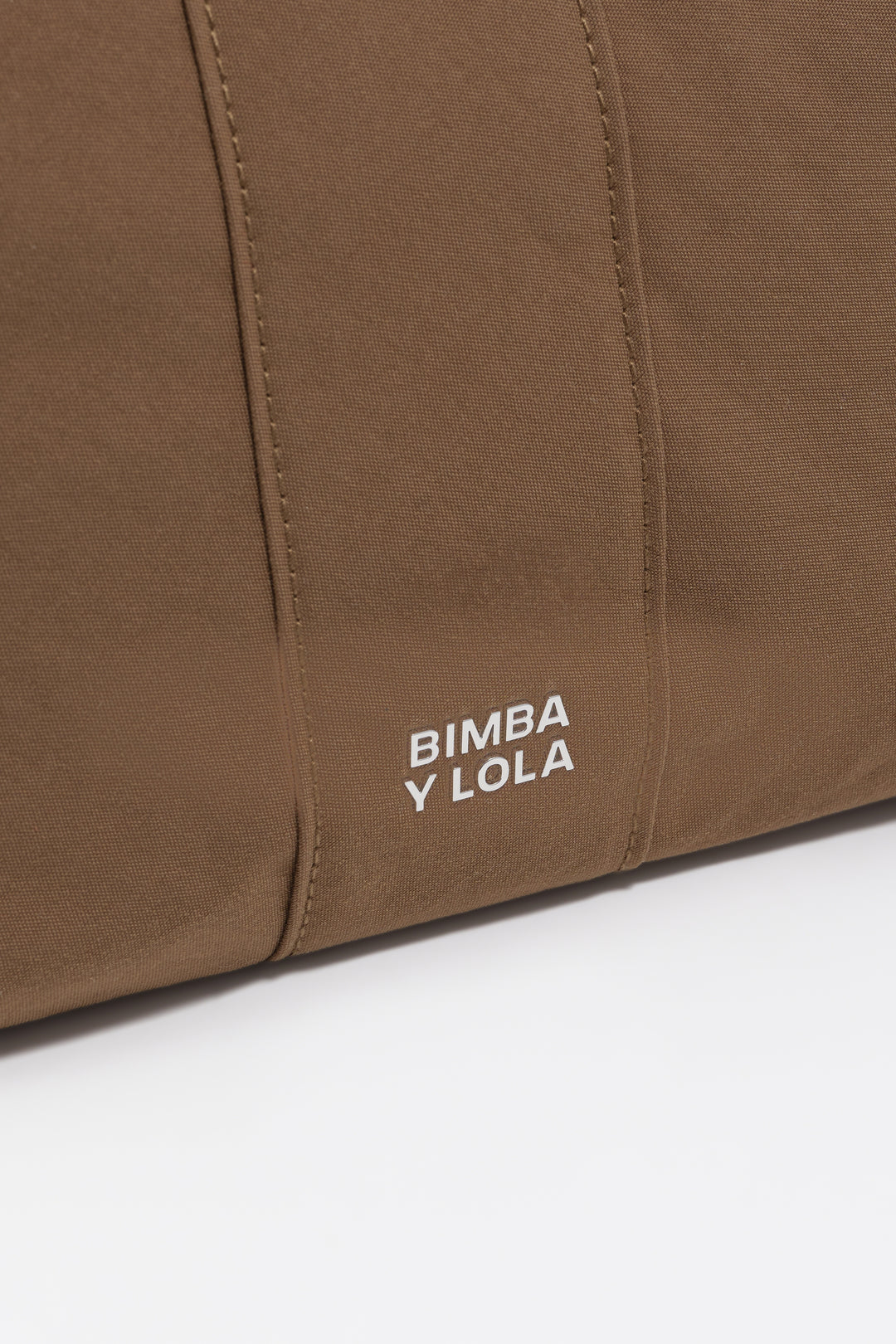 Medium olive gabardine Trapezium bag