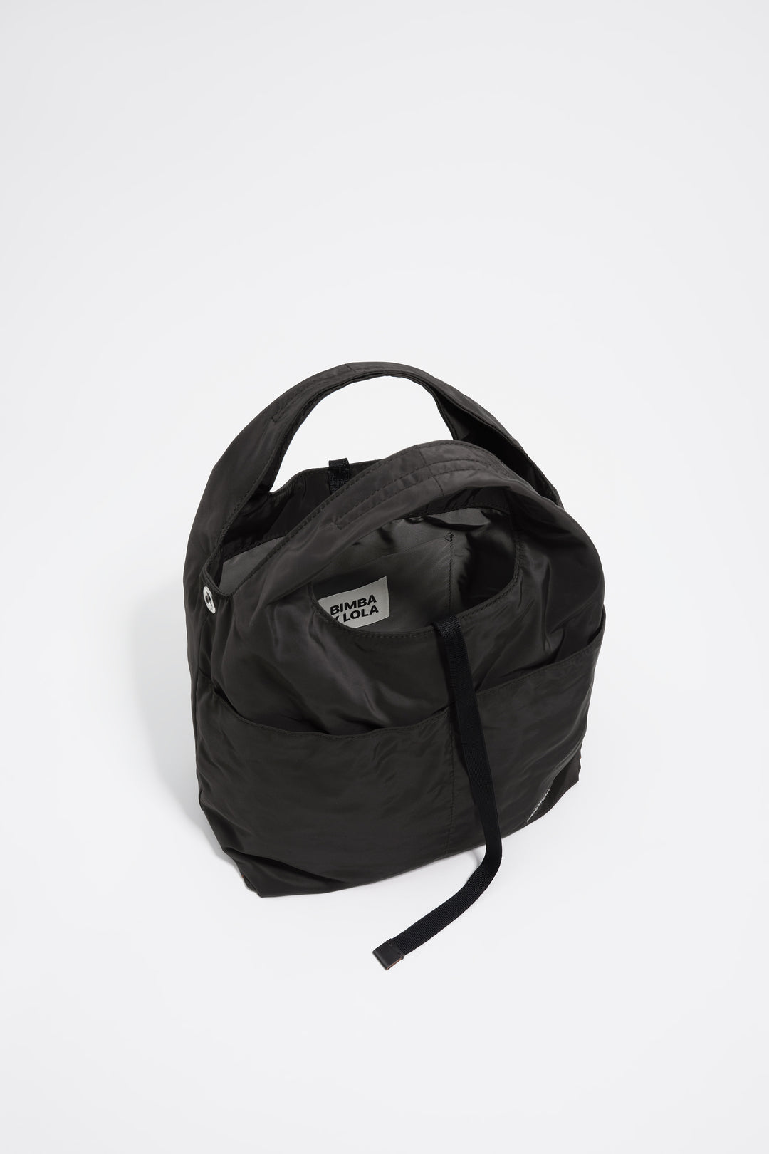 Medium charcoal nylon Paper bag