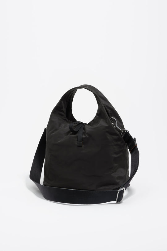 Medium charcoal nylon Paper bag